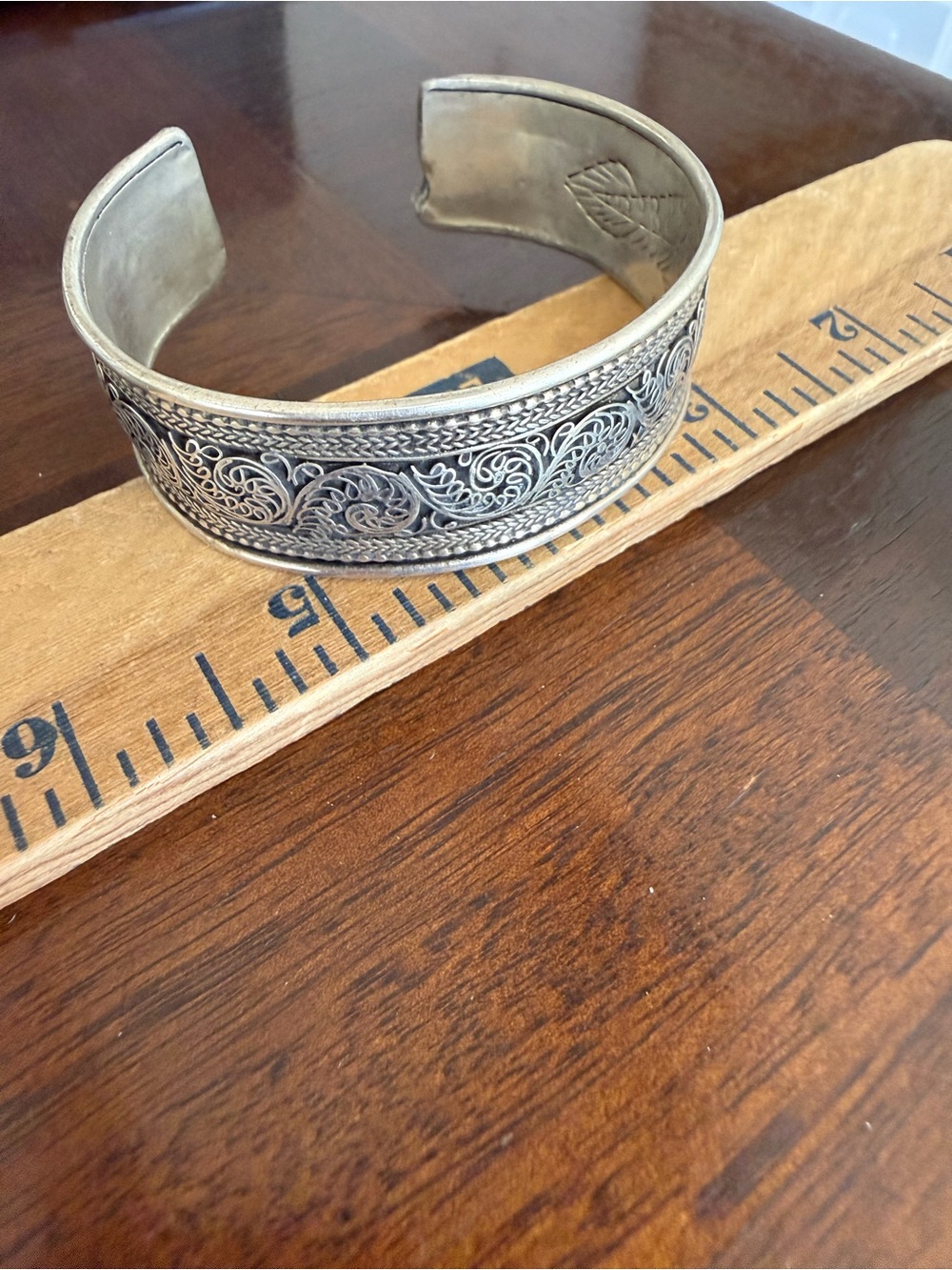 Ethnic Cuff Bracelet - Nepal Tibet - Boho Cuff Bracelet